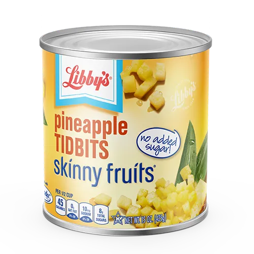 Skinny Pineapple Tidbits No Sugar Added